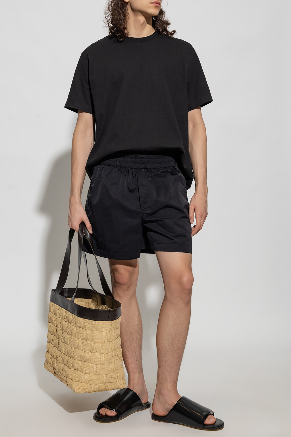 【関税&送料込】Bottega Veneta Large Drop Bottega Veneta Large Drop Suede and Leather Shoulder Bag
